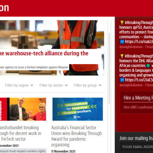 UNI Global Union odgovara na izazove današnjice