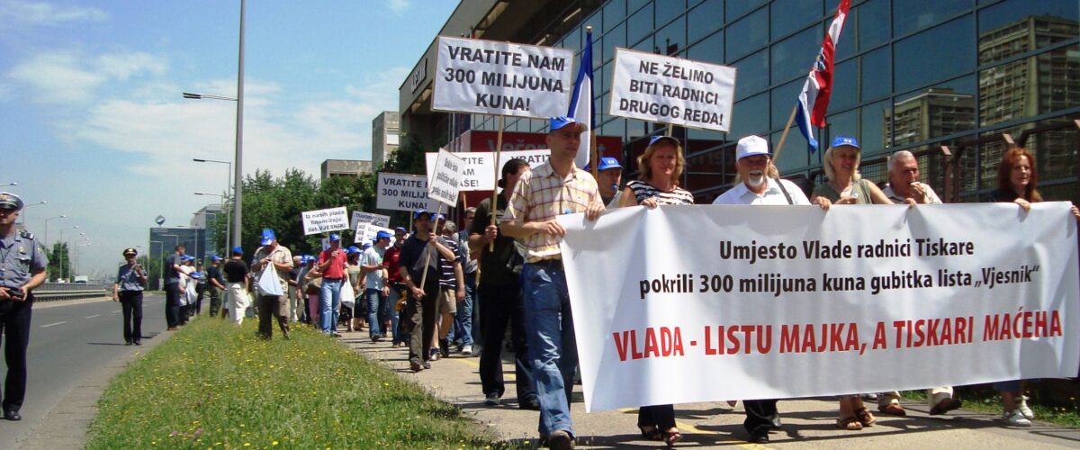 Tiskara Vjesnik ide u likvidaciju, a za njezin spas najviše su se borili radnici