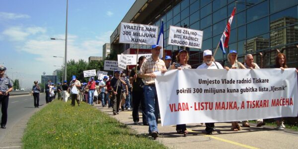Tiskara Vjesnik ide u likvidaciju, a za njezin spas najviše su se borili radnici