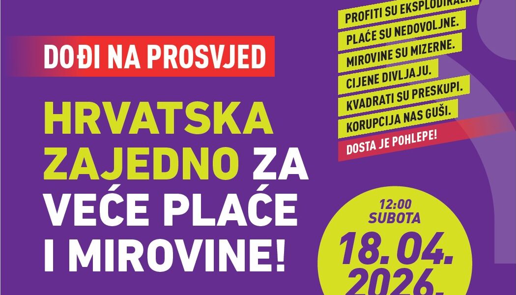 Dođite na Prosvjed 18. travnja