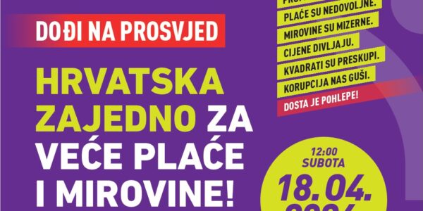 Dođite na Prosvjed 18. travnja