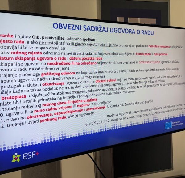 Radno zakonodavstvo u Sindikalnoj školi u Osijeku